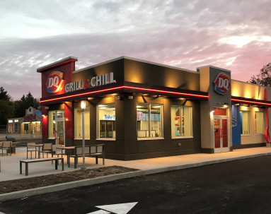 Dairy Queen Akron OH Elliot Store Front Sunrise v2